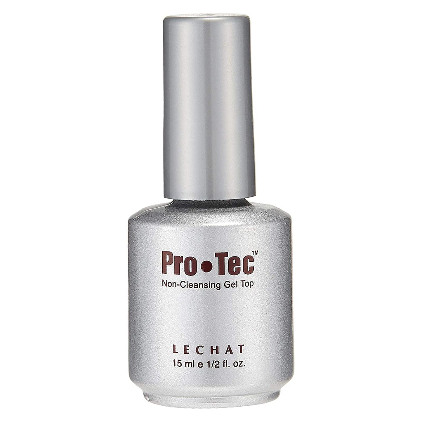 LeChat - Pro•Tec - Non-Cleansing Gel Top - Clear - (0.5 Ounce) - No Cleansing, Buffing, or Tacky Residue - Superior Shine - Acetone Resistant Beauty & Personal Care LECHAT