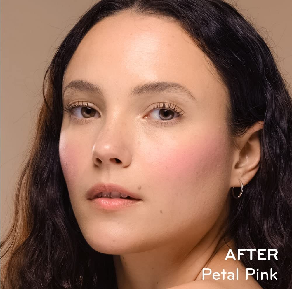 pürlisse Blush Glow BB Cheek Color - Dewy Liquid Blush for Cheeks - Enriched with Vitamin E & Hyaluronic Acid - Creamy, Lightweight & Buildable