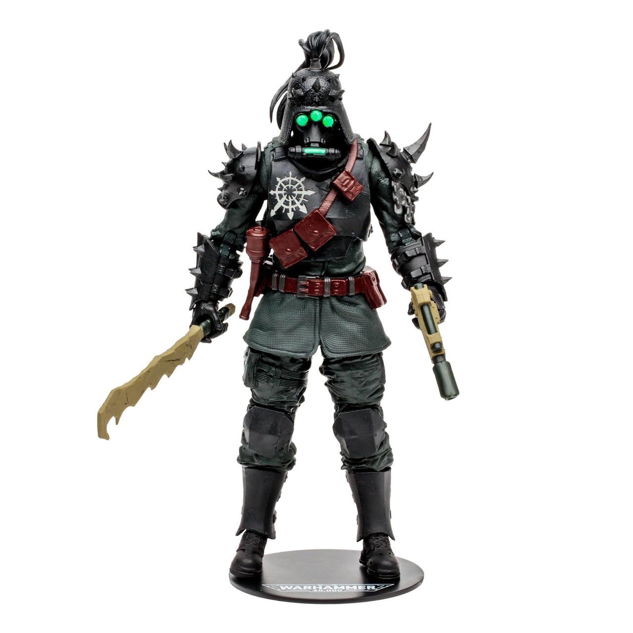 McFarlane Toys, 7-Inch Warhammer 4000 Darktide Traitor Guard Exclusive Action Figure with 22 Moving Parts, Multicolour Collectible Warhammer Figure…