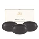 Caswell-Massey Natural Bar Soap Gift Set - Sandalwood - Triple-Milled Moisturizing Body Soap Bars for Men & Women, Plant-Based Formula with Essential