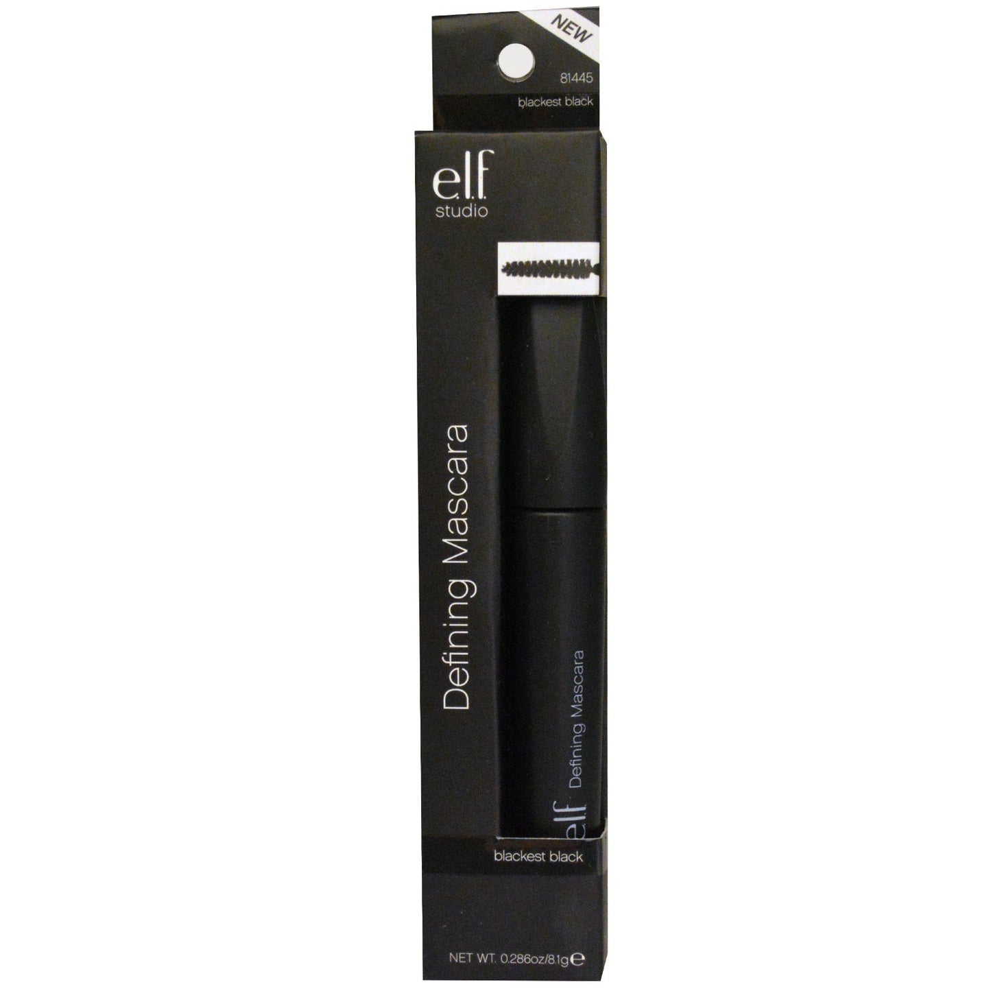 e.l.f. Defining Mascara, Blackest Black, 0.24 Ounce
