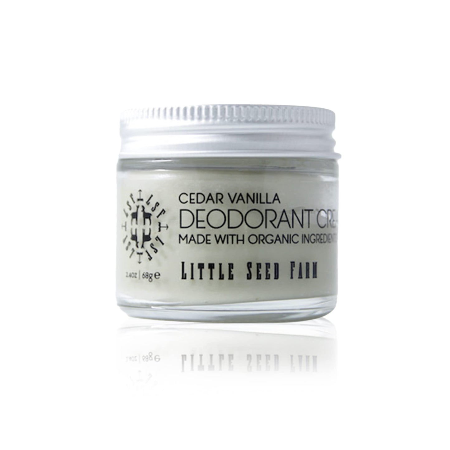 Little Seed Farm All Natural Deodorant Cream - Cedar Vanilla - Aluminum Free Deodorant for Women or Men, Net Wt. 2.4oz | 68g Beauty and Personal Care Little Seed Farm