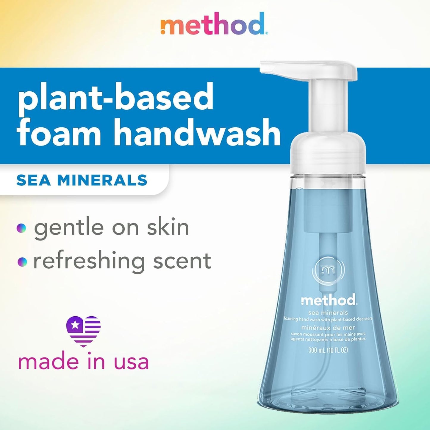 Method Foaming Hand Wash, Sea Minerals 10 Fl Oz