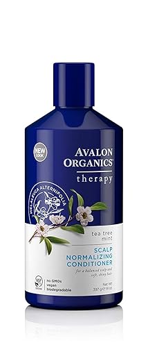 Avalon Organics Therapy Scalp Normalizing Conditioner, Tea Tree Mint, 14 Oz