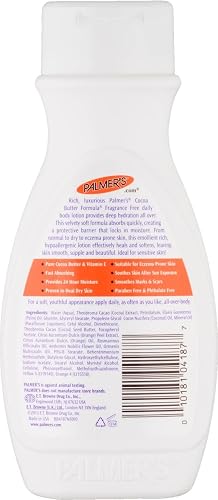 Palmer's Cocoa Butter Formula Lotion, Fragrance Free 8.50 oz (Pack of 12)