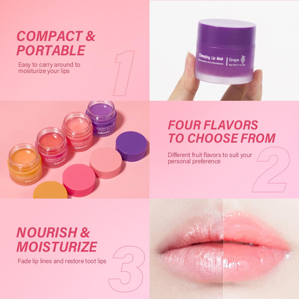 Sleeping lip mask, Nourish & Hydrate Lip Mask, Lip Balm, Lip Oil, Lip Skin Care, Hydrating, Moisturizing Lip Lines Night Sleep Anti-chapped Lip Cream