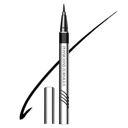 Physicians Formula Eye Booster, Lash-Enhancing 2-in-1 Eyeliner Serum, Dermatologist Approved, Hypoallergenic, Cruelty-Free & Vegan - Ultra Black