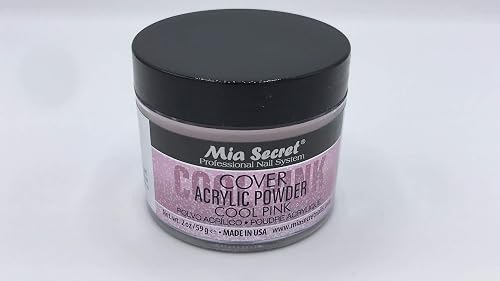 Mia Secret Professional Nail System Cover Acrylic Powder ?? New item 2020 ! (2oz COVER COOL PINK) Beauty & Personal Care Mia Secret