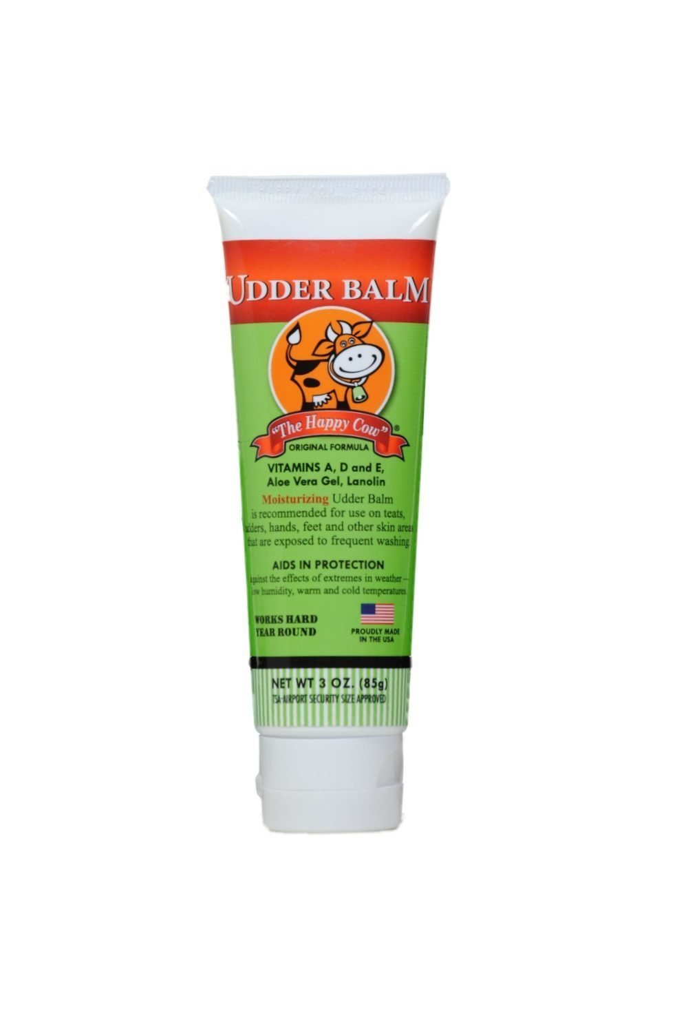 The Happy Cow Moisturizing Udder Balm - 3 ounce tube