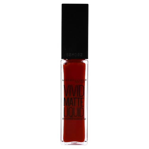 Maybelline New York Color Sensational Vivid Matte Liquid Lipstick, Orange Shot, 0.26 fl. oz.