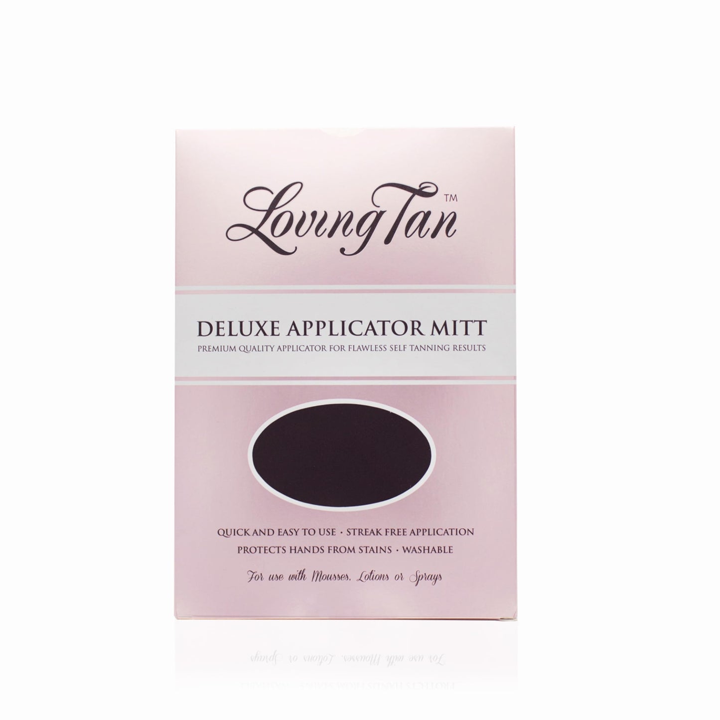 Loving Tan Self Tanning Deluxe Applicator Mitt, Washable & Durable Design for a Salon-Style, Streak Free Finish, Use with Self Tan Mousses, Sprays