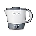 Proctor Silex 32oz Adjustable Temperature Hot Pot, Electric Kettle for Tea, Boiling Water, Cooking Ramen, Noodles and Soup, PFAS-Free Nonstick…