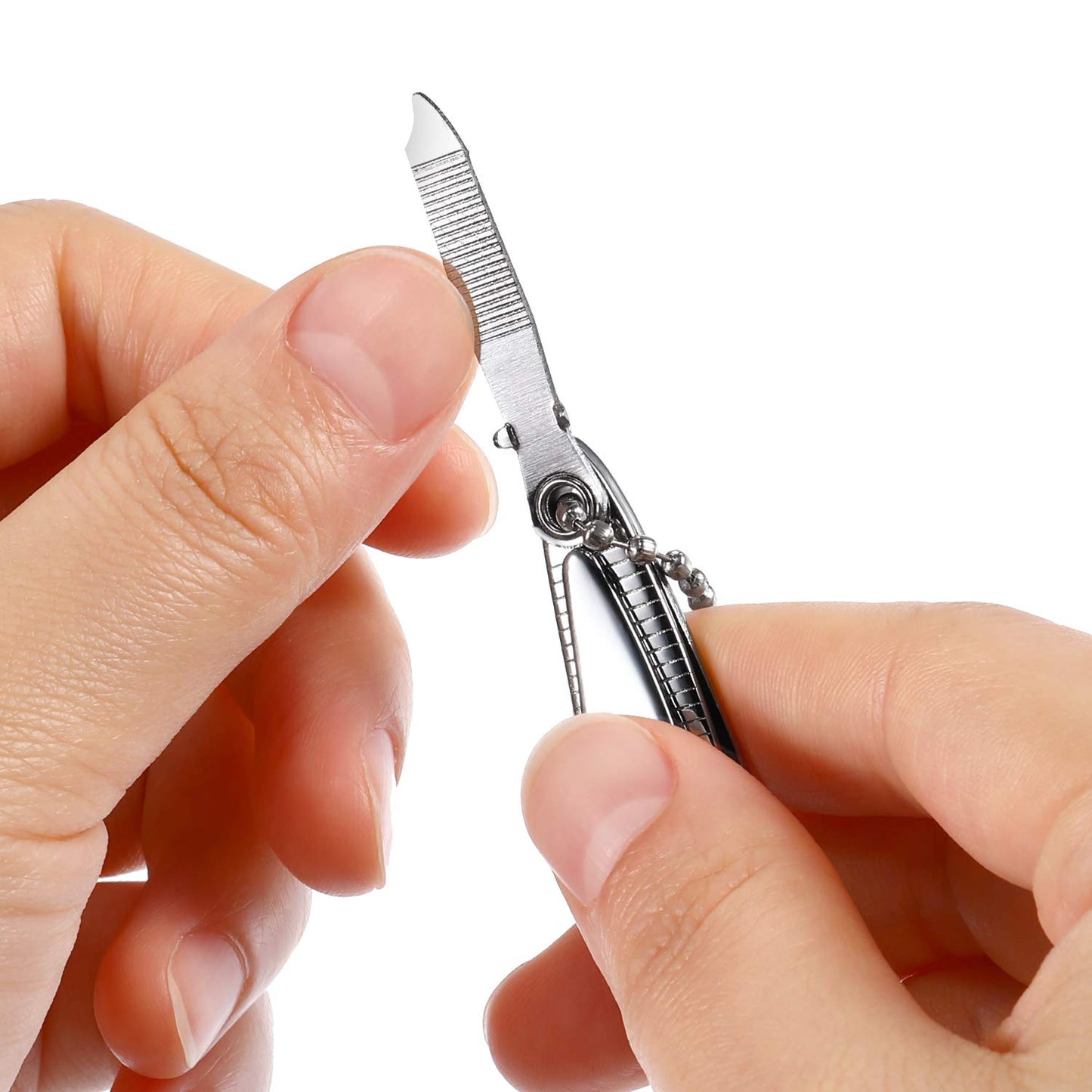 Bememo 12 Pcs Stainless Nail Clippers Set Fingernail Clippers and Toenail Cutter Tool Set, Men, Women, Elder, Home Travel Salon Care