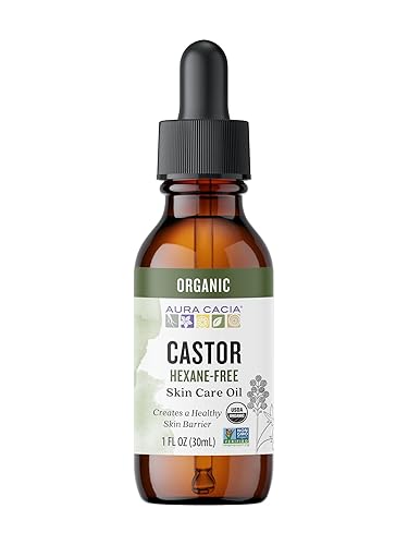 Aura Cacia Organic Castor Oil 1 fl. oz.