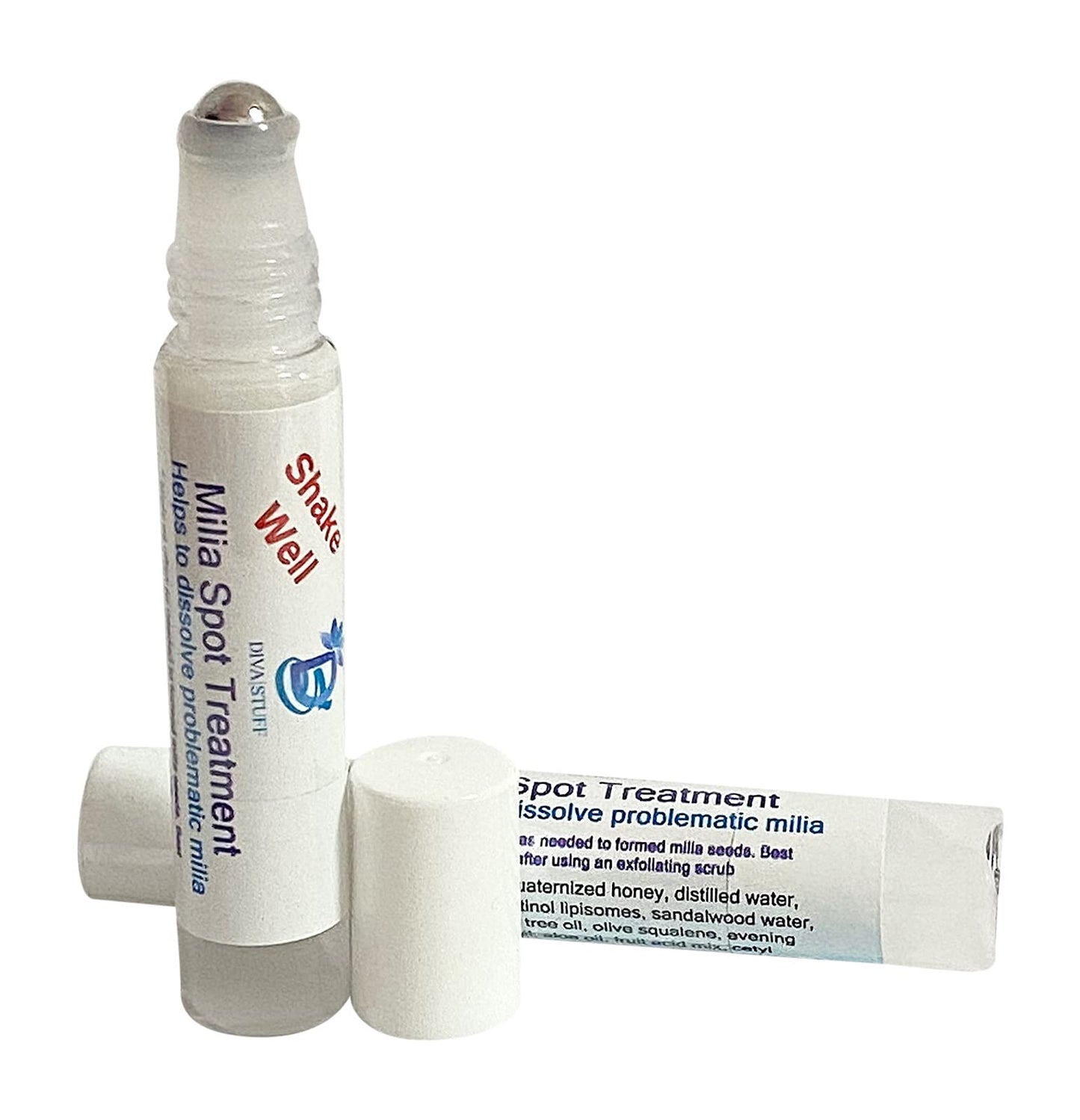 Diva Stuff, 2 Pack, Spot Treatment with Olive Squalene, Lactic Acid and More, Made in the USA