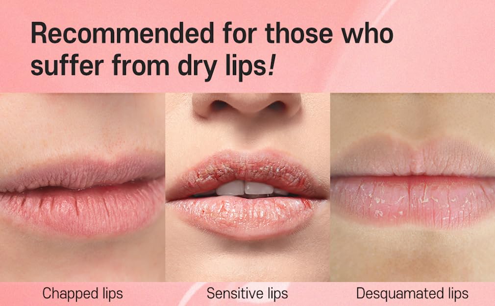 Lip Sleeping Mask Pomegranate 5g (3 Set) - Korean Beauty lips all day long, Lip gloss