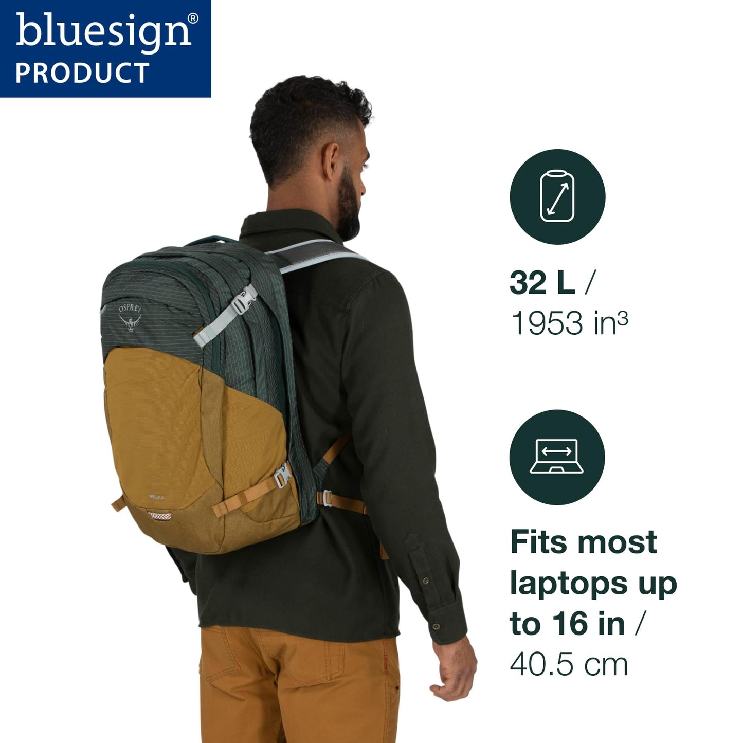 Osprey Nebula Commuter Backpack, Toffee Orange Heather