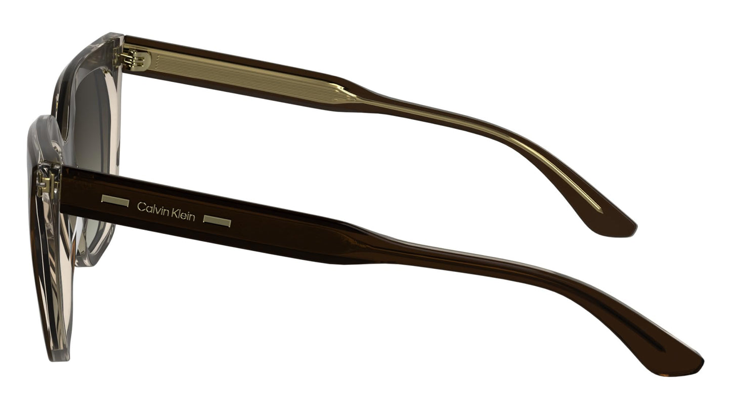 Calvin Klein Women's Sunglasses CK24535S - Brown/Light Brown with Gradient Brown Lens
