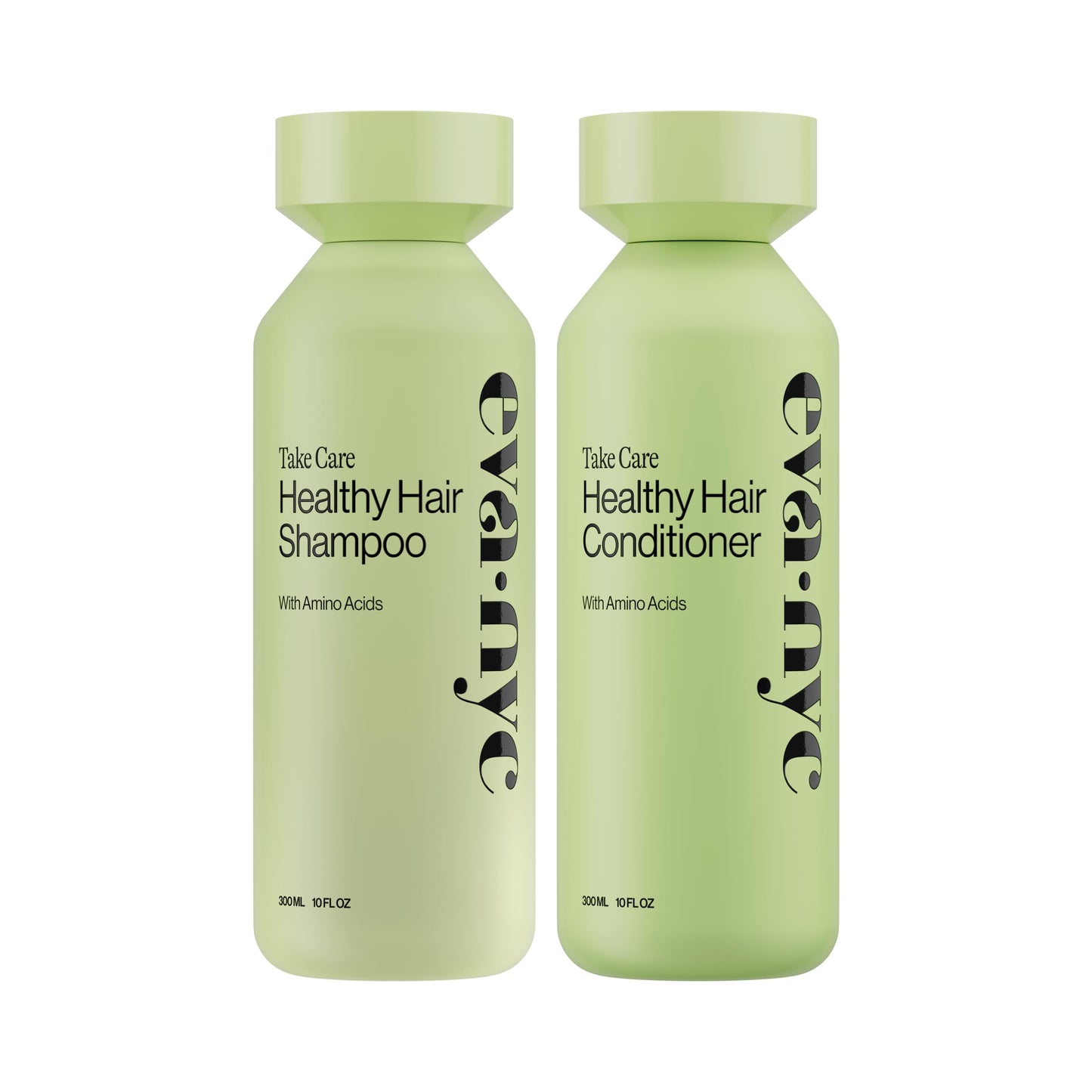 Eva NYC Gentle Daily Cleansing Shampoo and Conditioner Set - Weightless Healthy Hair with Amino Acids for Moisture + Shine - Removes Oil - Fine