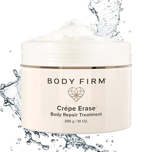 Body Firm Crepe Erase Body Repair Treatment, Anti Aging Firming Lotion with Collagen Peptides, Shea Butter, Vitamin E, Squalane and More, Promotes