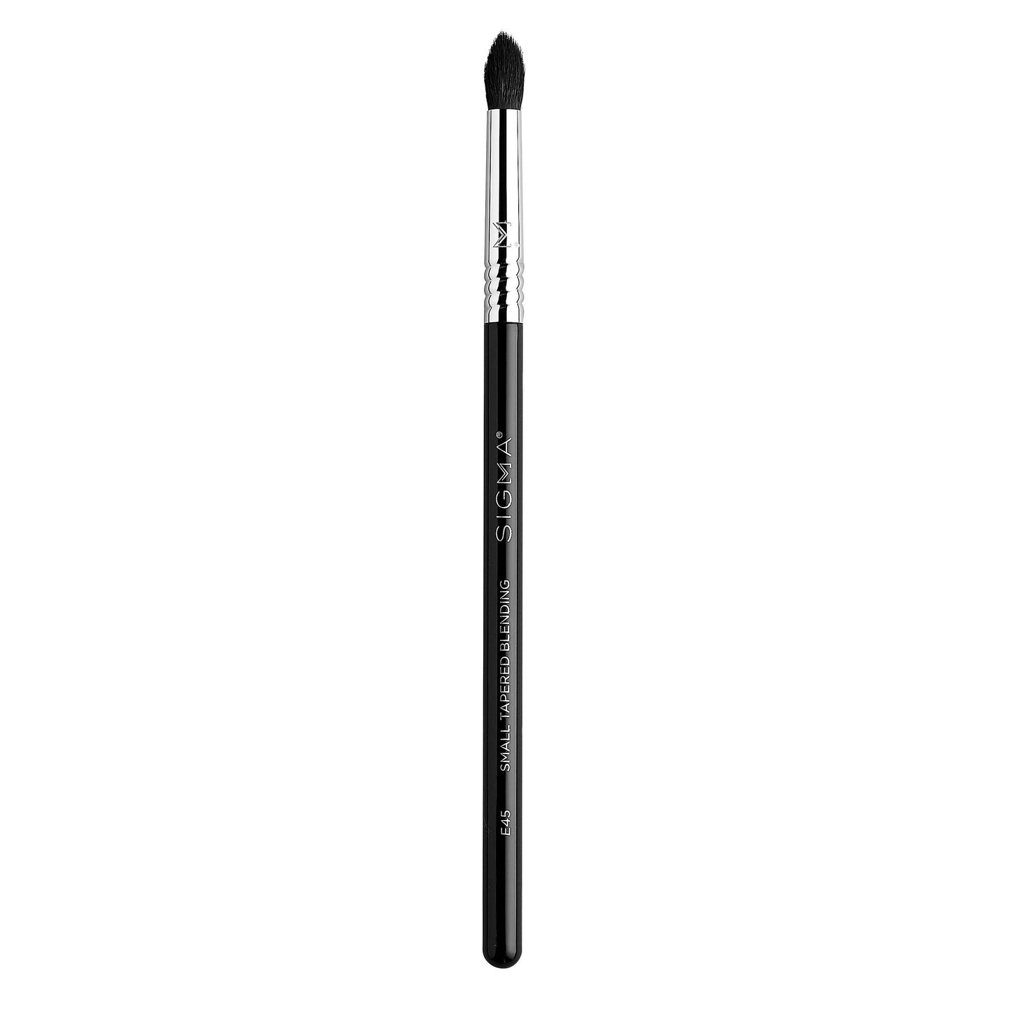 Sigma Beauty Professional E45 Eye Makeup Brush - Small Tapered Eyeshadow Blending Brush with SigmaTech® fibers for Seamless Eyeshadow Blending
