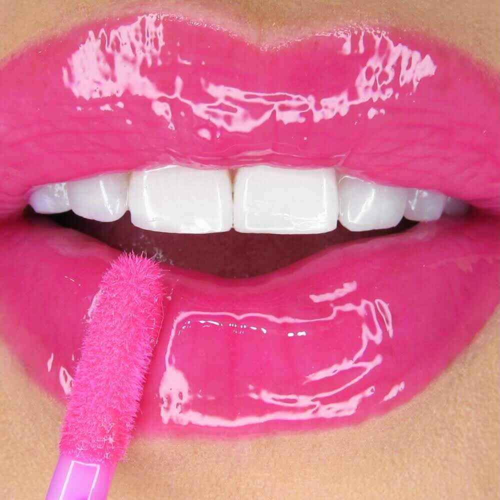 Winky Lux Prickly Pear Fruity Gloss pH Lip Stain, Non Sticky Lip Gloss, Tinted Lip Oil, Lip Lacquer, Yummy Fruit Lip Gloss, Jojoba Oil for Hydration