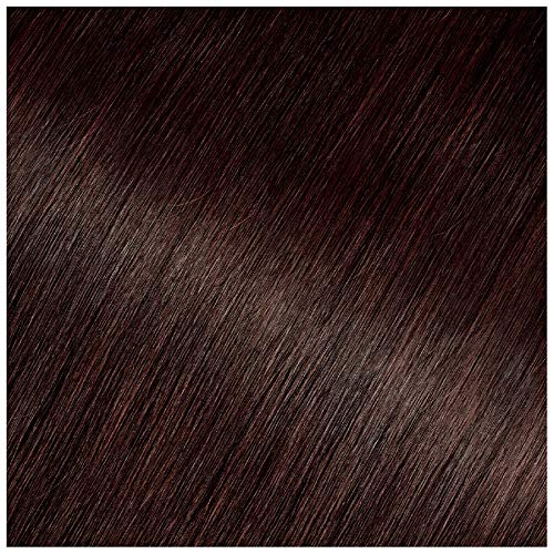 Garnier Olia Oil Powered Permanent Hair Color, 4.15 Dark Soft Mahogany