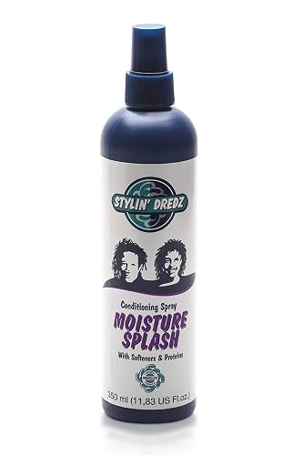 Stylin Dredz Moisture Splash Conditioning Braid Spray and Dreadlock Moisturizer Spray - 350 ml Single