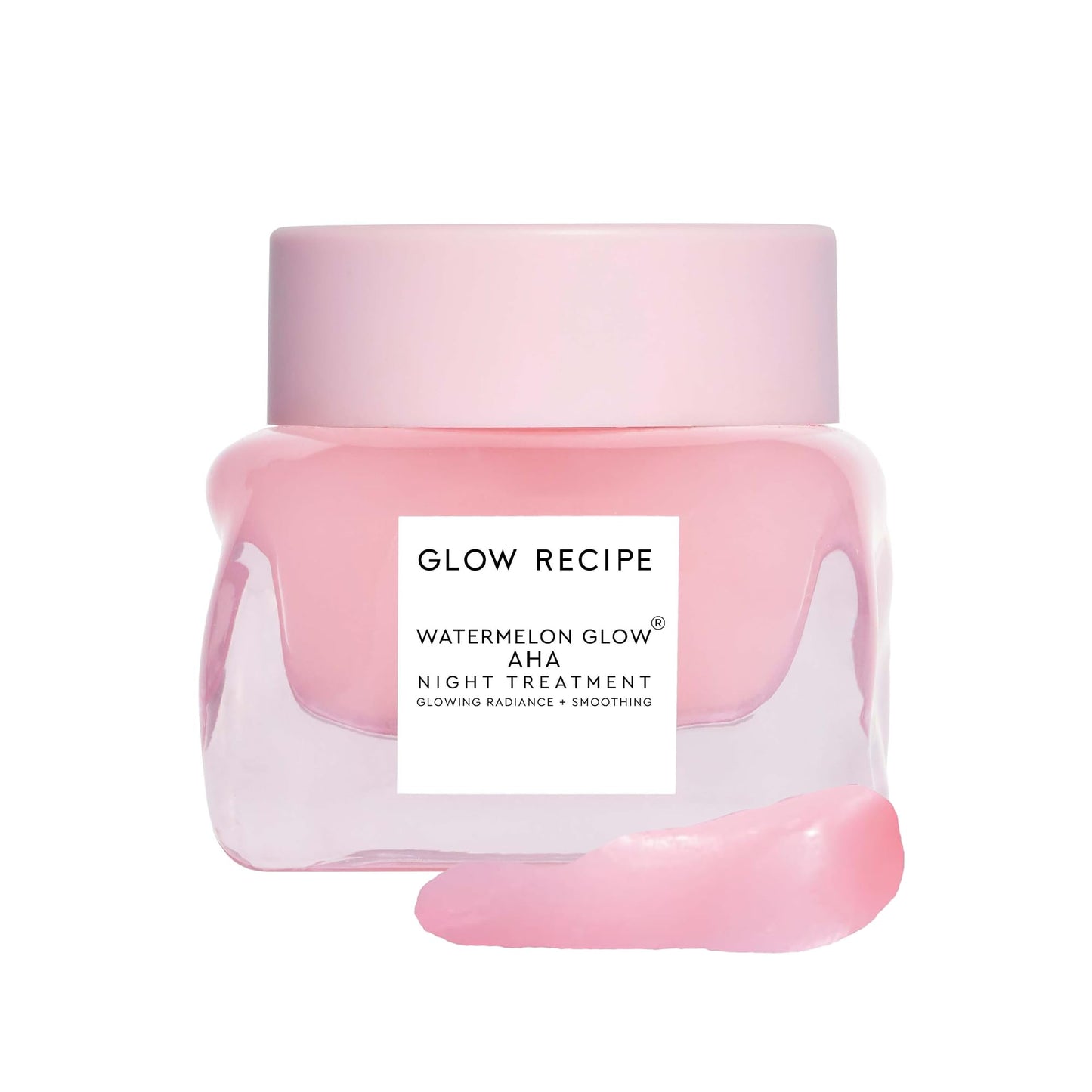 Glow Recipe Watermelon Glow AHA Night Treatment, Travel Size Overnight Mask, AHA Exfoliating Treatment with Glycolic + Lactic Acid, Hyaluronic Acid +