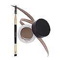 Milani Stay Put Brow Color - Brunette (0.09 Ounce) Vegan, Cruelty-Free Eyebrow Color that Fills and Shapes Brows