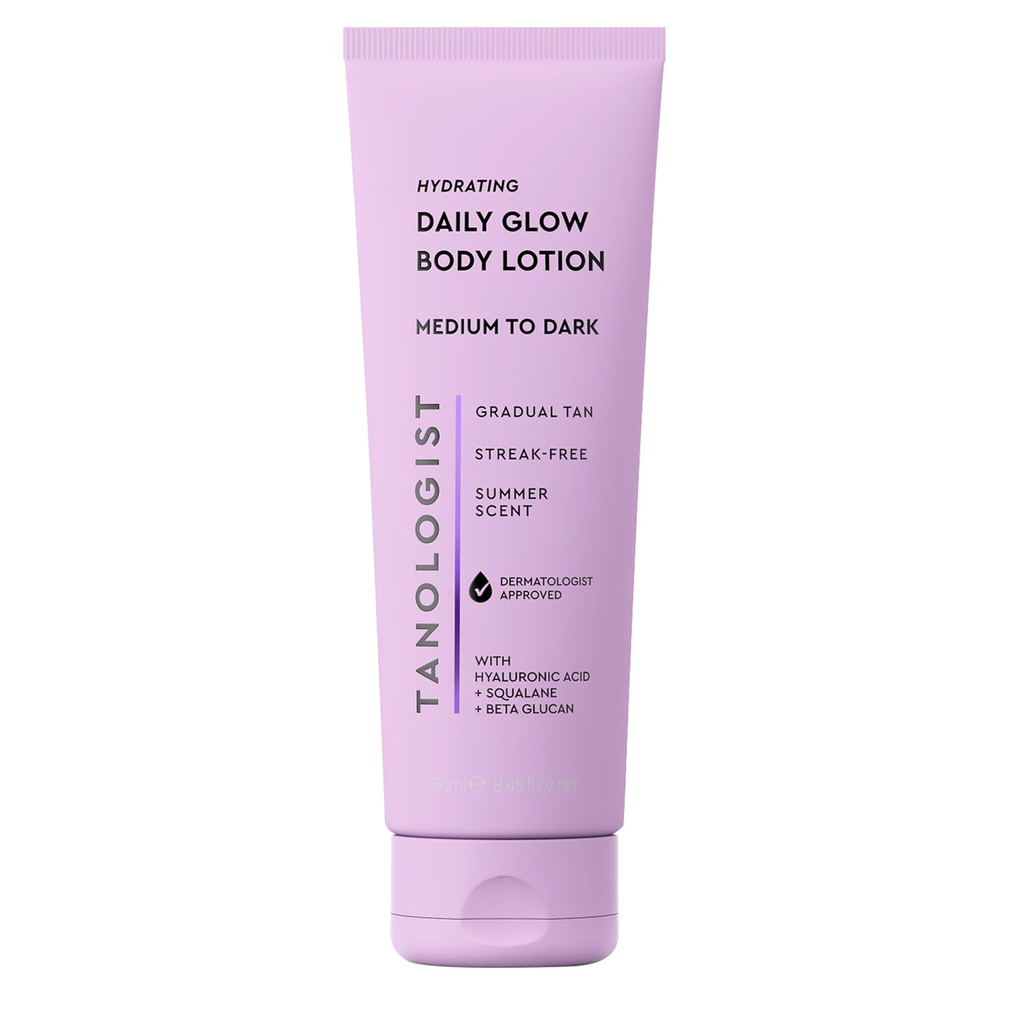 Tanologist Hydrating Daily Glow Body Lotion, Medium/Dark, Gradual Tanning Lotion, No Fake Tan Smell, Streak-Free & Natural-Looking Self Tanner, Vegan Beauty and Personal Care Tanologist Default Title