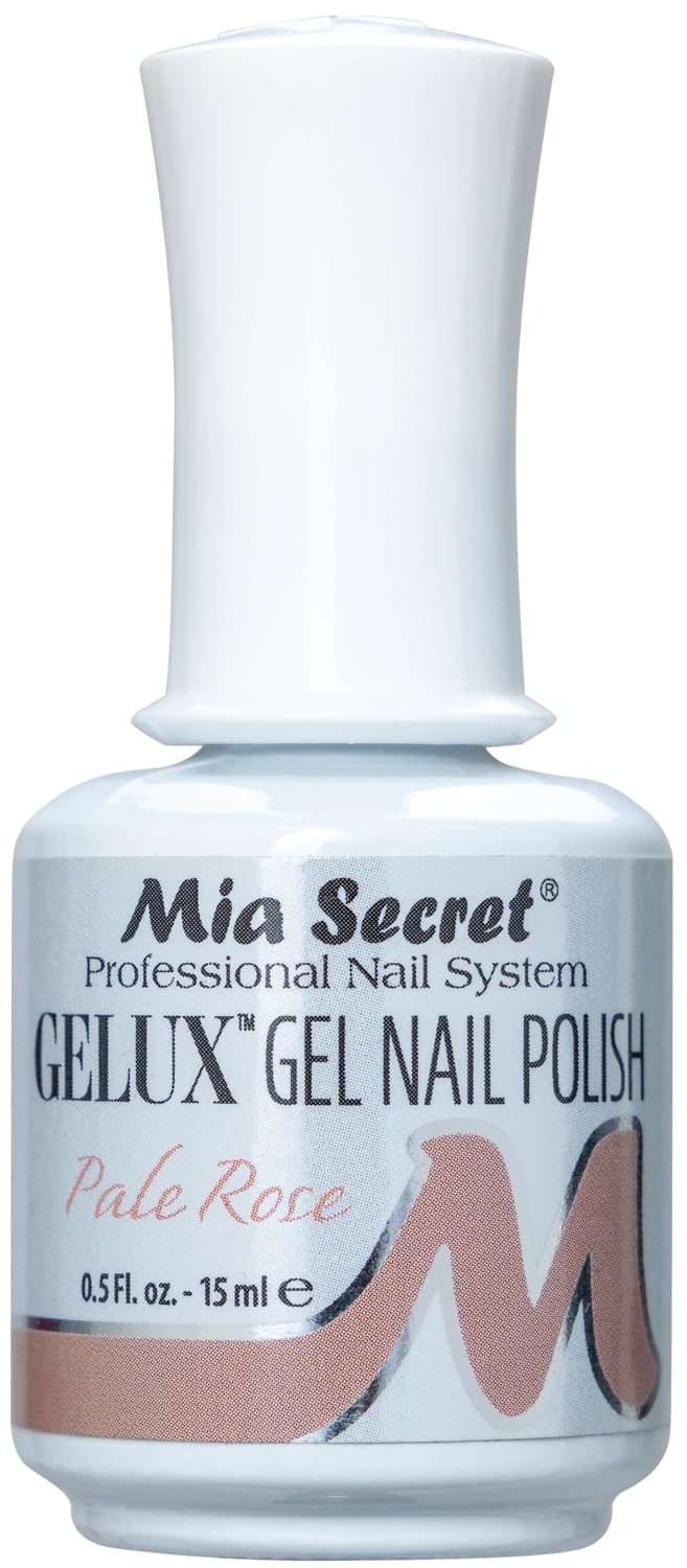 Mia Secret Gelux Nail Polish 0.5 Oz UV Gel-SOAK Off Gel Polish - Collection 2018 Pick Your Color (Pale Rose) Beauty & Personal Care Mia Secret