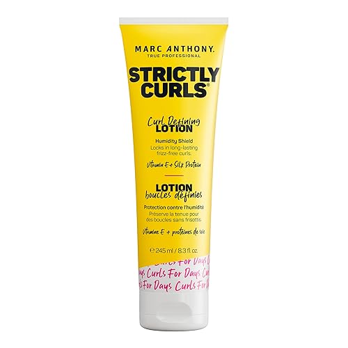 Marc Anthony Curl Defining Hair Styling Lotion for Curly Hair, Strictly Curls - Long Lasting Moisturizing Lightweight Gel for Maximum Curl Definition