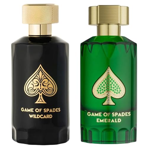 Jo Milano EXCLUSIVE 2 GIFT SET Paris Game of Spades EXCLUSIVE-2 SET Emerald and Wildcard Parfum 3.4 oz/100ml spray for Unisex ((FRAGRANCE EXPERT'S