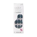 KISS Impress Color FX No Glue Mani 30 Pcs Press on Nails, Medium False Nails, Metallic Chrome & Cat Eye, Peel & Press, Hassle-Free Removal, Includes Beauty & Personal Care KISS