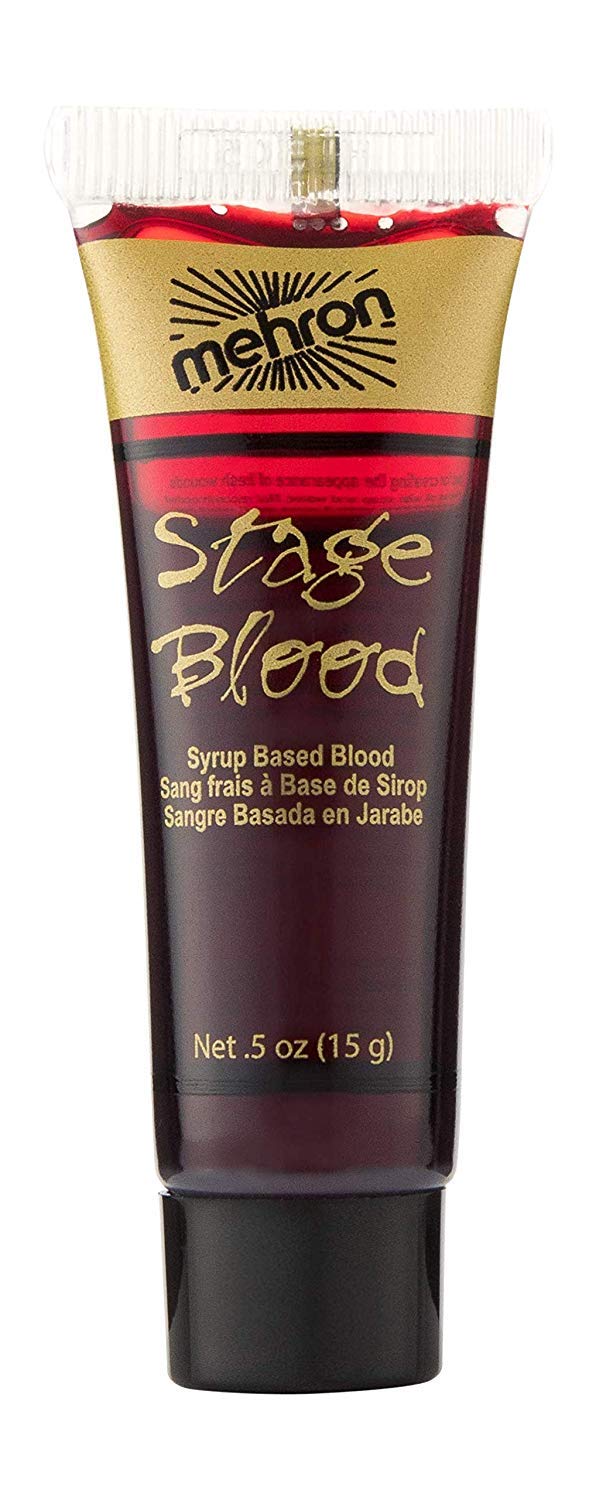 Mehron Makeup Stage Blood (.5 Ounce) (Bright Arterial)