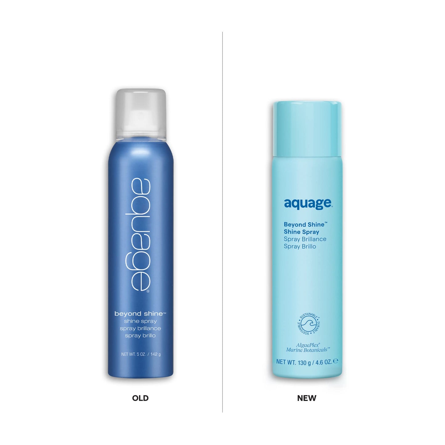 AQUAGE Beyond Shine, Fine-Mist Silkening and Glossing Spray, Creates Shine, Thermal-Pressing Product that Polishes, Silkens, and Smooths Curly