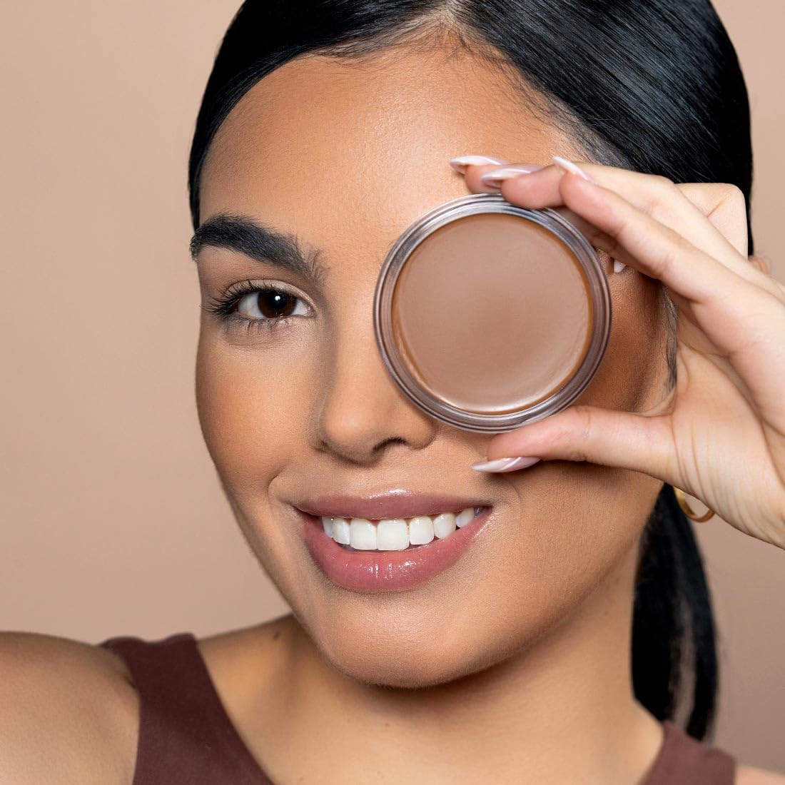 Palladio Cream Bronzer for Face & Skin, Creates a Sun Kissed Glow, Infused with Aloe & Cocoa Butter, Buildable Coverage, Vegan Formula, Cruelty Free