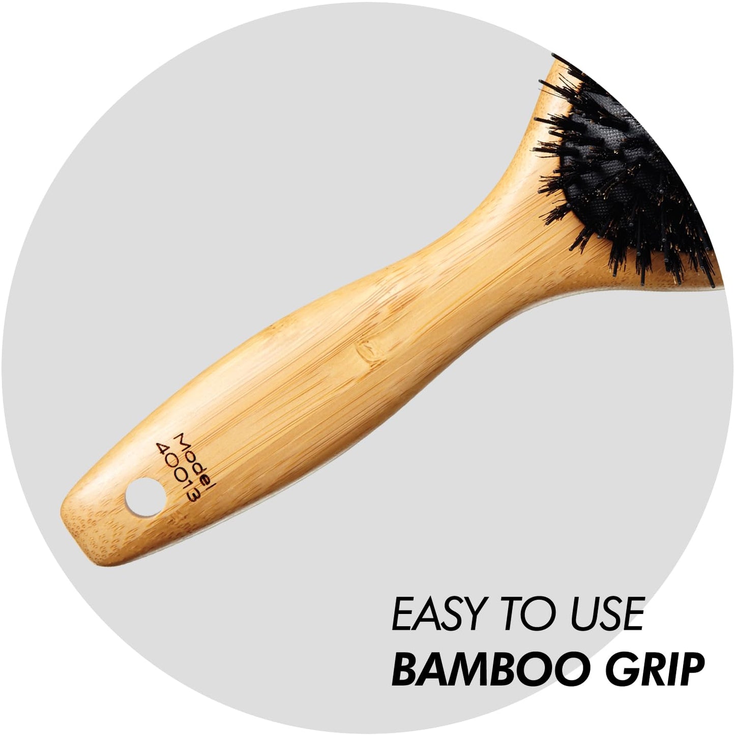 Sam Villa Signature Series Boar Bristle Hair Brush For Hair Styling