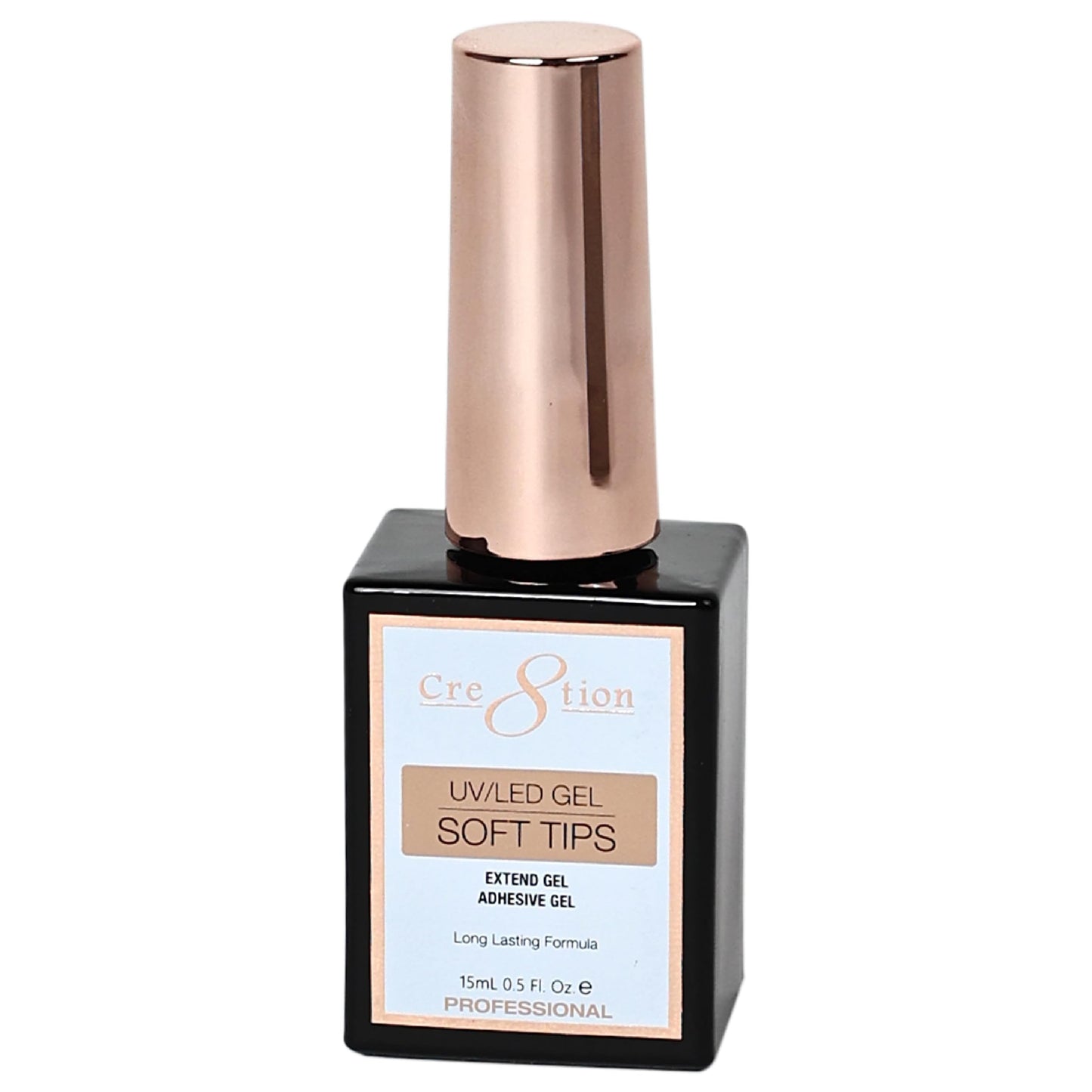 Cre8tion Extend Gel, Professional Soft Tips Adhesive Gel for Long-Lasting Nail Extensions, 0.5 Fl Oz Beauty & Personal Care Cre8tion