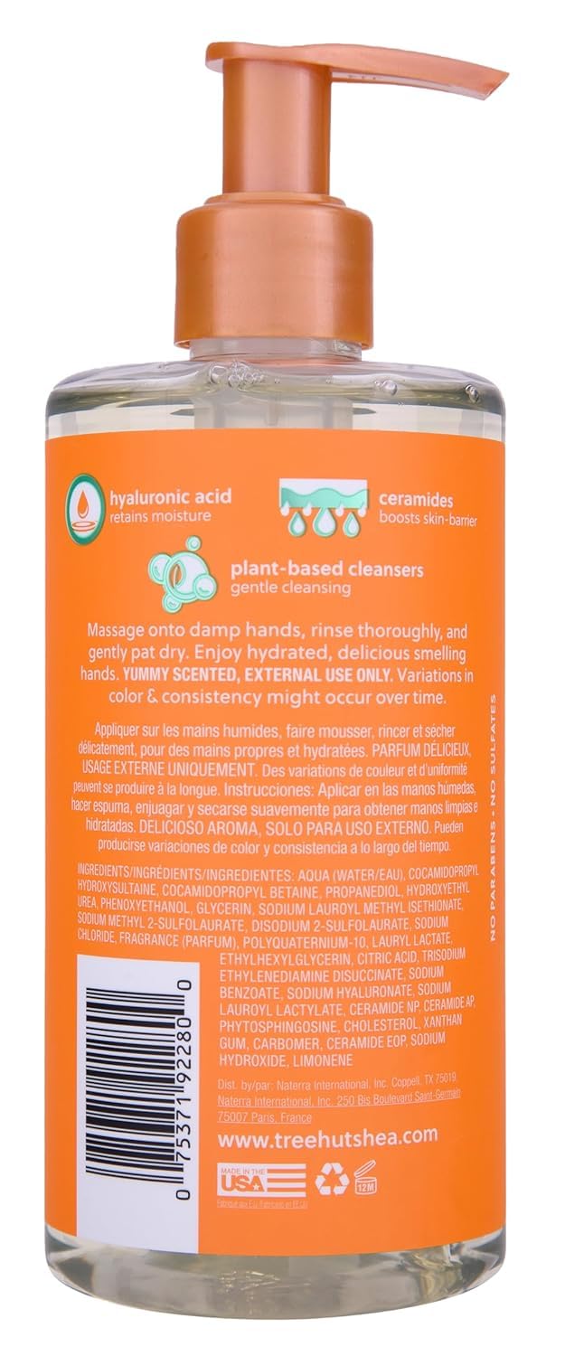Tree Hut Tangerine Serum Infused Hand Wash, Nourish & Hydrate Hands with Strengthening Skin Care, Long Lasting Scent, Cleanse & Lock in Moisture, 11 Beauty and Personal Care Tree Hut