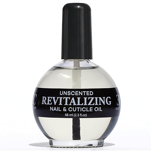 Ellie Chase Moisturizing Cuticle & Nail Care Oil 2.3 Fl Oz Unscented - Infused with Jojoba Oil, Aloe, Vitamin E - Nail & Cuticle Hydration, Repair