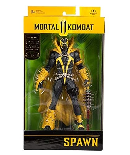 McFarlane Toys 7-inch Mortal Kombat 11 Spawn Figure: Curse of Apocalypse, 22 Moving Parts, Collector's Stand Base - Ages 14+