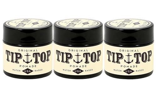 TipTop Original Water Based Pomade 4.25oz Pack of 3