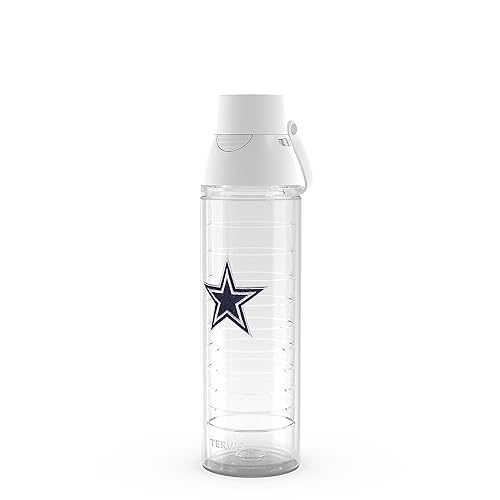 Tervis Venture Lite NFL® Dallas Cowboys - Embroidered Emblem Made in USA Double Walled Insulated Tumbler Travel Cup Keeps Drinks Cold & Hot, 24oz