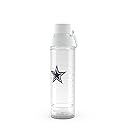 Tervis Venture Lite NFL® Dallas Cowboys - Embroidered Emblem Made in USA Double Walled Insulated Tumbler Travel Cup Keeps Drinks Cold & Hot, 24oz