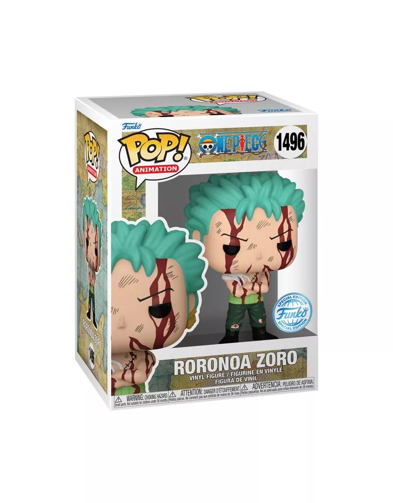 Funko One Piece Pop! Animation Roronoa Zoro Vinyl Figure Exclusive