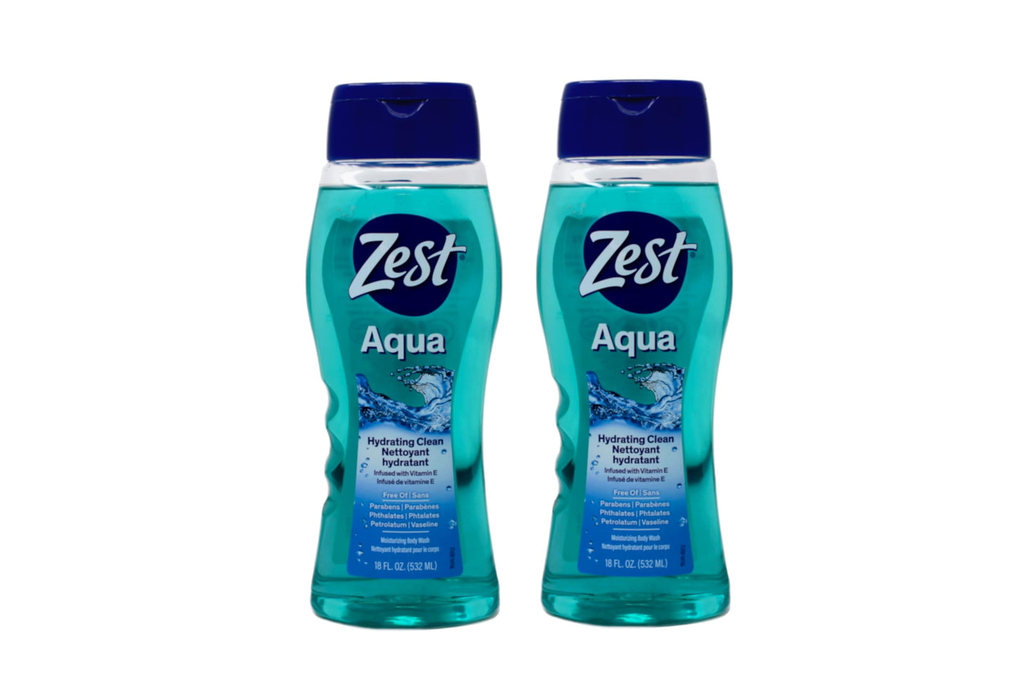 Zest Body Wash, Aqua, 18 Ounce, 2 Pack Beauty & Personal Care Zest