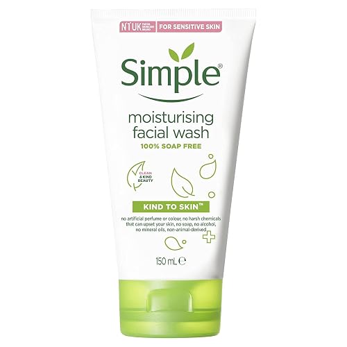 Simple Moisturizing Kind to Skin Face Wash, 5 oz (4 pack) (Bundle)