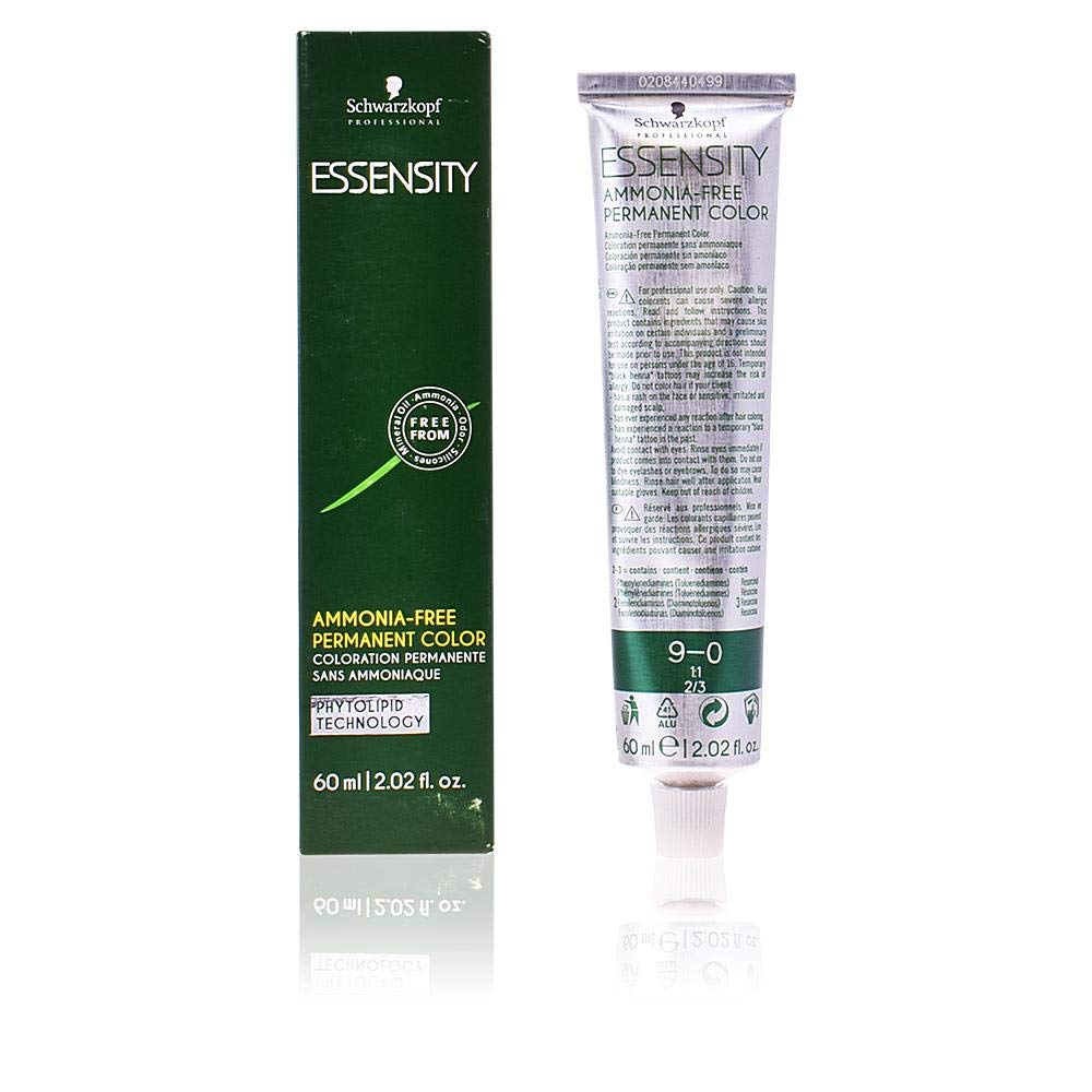 Schwarzkopf Professional Essensity Hair Color, 9-0, Extra Light Blonde, 2.1 Ounce